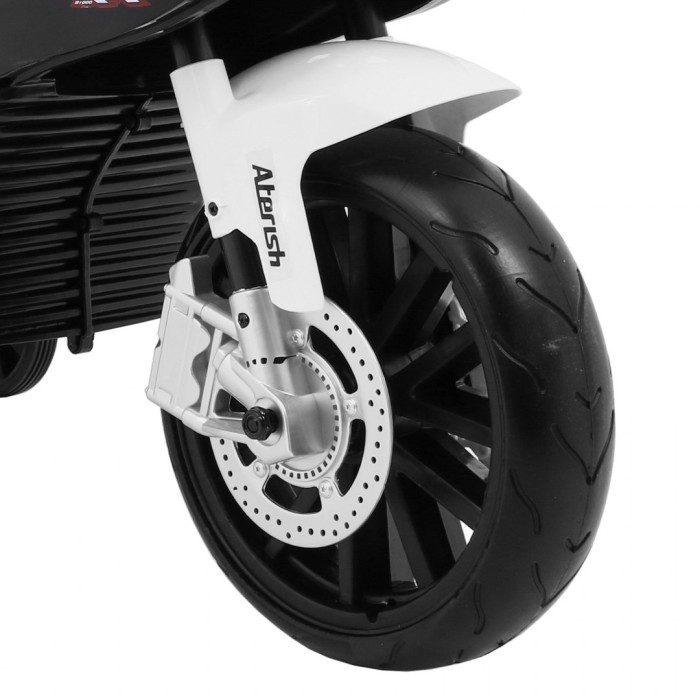 Motor na akumulator BMW S1000 RR dla dzieci Czarny + Kółeczka pomocnicze + Nóżka podpórka-9 7625 