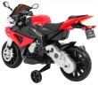 Motor na akumulator BMW S1000 RR dla dzieci Czerwony + Kółeczka pomocnicze + Nóżka podpórka-5 7626 