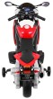 Motor na akumulator BMW S1000 RR dla dzieci Czerwony + Kółeczka pomocnicze + Nóżka podpórka-8 7626 