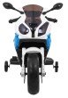 Motor na akumulator BMW S1000 RR dla dzieci Niebieski + Kółeczka pomocnicze + Nóżka podpórka-3 7627 