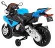 Motor na akumulator BMW S1000 RR dla dzieci Niebieski + Kółeczka pomocnicze + Nóżka podpórka-5 7627 