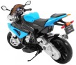 Motor na akumulator BMW S1000 RR dla dzieci Niebieski + Kółeczka pomocnicze + Nóżka podpórka-6 7627 