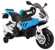 Motor na akumulator BMW S1000 RR dla dzieci Niebieski + Kółeczka pomocnicze + Nóżka podpórka-10 7627 