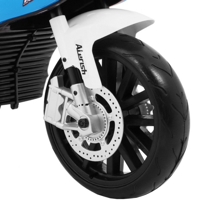 Motor na akumulator BMW S1000 RR dla dzieci Niebieski + Kółeczka pomocnicze + Nóżka podpórka-11 7627 