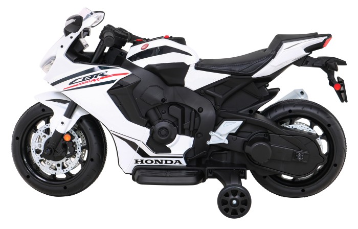 Honda CBR 1000RR Motor na akumulator dla dzieci Biały + Dźwięki MP3 + Kółka pomocnicze-4 7628 