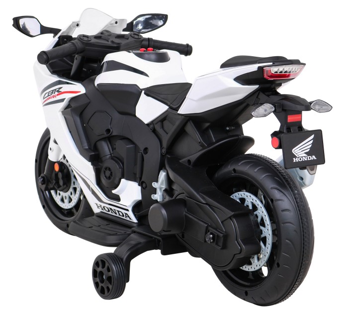 Honda CBR 1000RR Motor na akumulator dla dzieci Biały + Dźwięki MP3 + Kółka pomocnicze-6 7628 