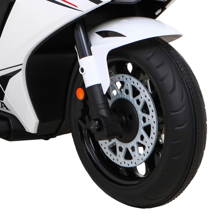 Honda CBR 1000RR Motor na akumulator dla dzieci Biały + Dźwięki MP3 + Kółka pomocnicze-12 7628 