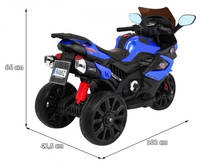 Pojazd Motorek Grand Sport Niebieski-2 7634 