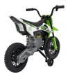 Motor PANTONE 361C na akumulator dla dzieci Zielony + Panel audio + Wolny Start + Koła EVA-9 7636 