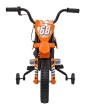 Motor PANTONE 361C na akumulator dla dzieci Pomarańczowy + Panel audio + Wolny Start + Koła EVA-4 7637 