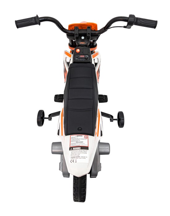 Motor PANTONE 361C na akumulator dla dzieci Pomarańczowy + Panel audio + Wolny Start + Koła EVA-20 7637 