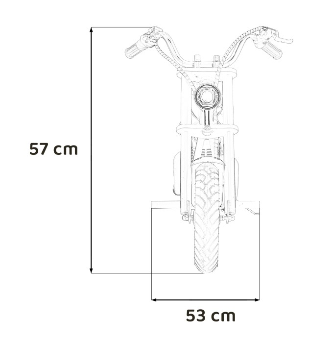 Pojazd Motorek Cruiser 12 Pomarańczowy-22 7643 