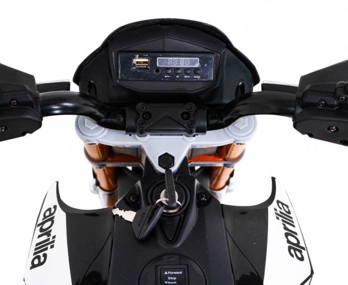 Pojazd Motor Aprilia Czarny-9 7644 
