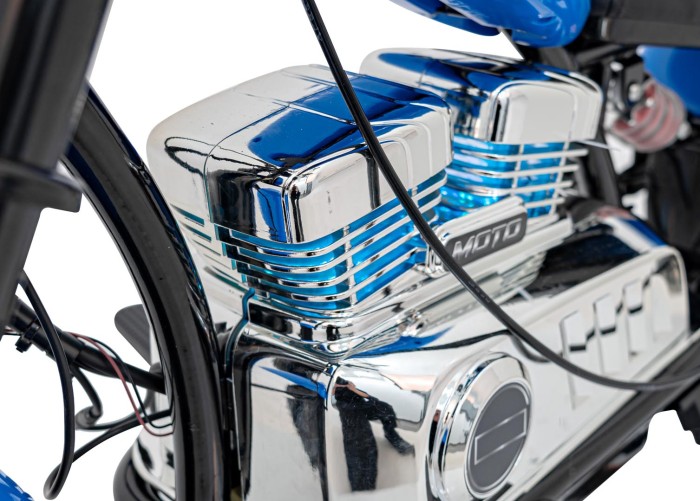 Pojazd Motorek Chopper Warrior Niebieski-16 7645 