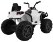 Quad ATV 2.4GHz na akumulator dla dzieci Biały + Pilot + Koła EVA + Radio MP3 + Wolny Start-4 7648 