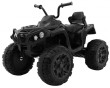 Quad ATV na akumulator dla dzieci Czarny + Koła EVA + Radio MP3 + LED + Wolny Start-1 7655 