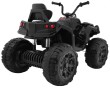 Quad ATV na akumulator dla dzieci Czarny + Koła EVA + Radio MP3 + LED + Wolny Start-6 7655 