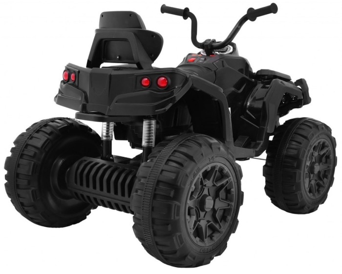 Quad ATV na akumulator dla dzieci Czarny + Koła EVA + Radio MP3 + LED + Wolny Start-6 7655 