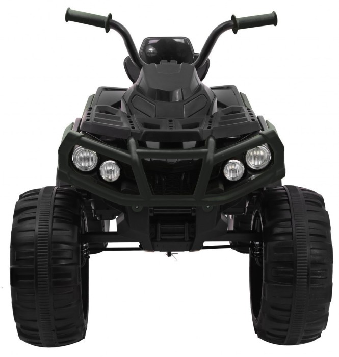 Quad ATV na akumulator dla dzieci Czarny + Koła EVA + Radio MP3 + LED + Wolny Start-7 7655 
