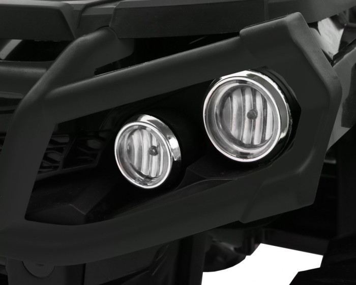 Quad ATV na akumulator dla dzieci Czarny + Koła EVA + Radio MP3 + LED + Wolny Start-8 7655 