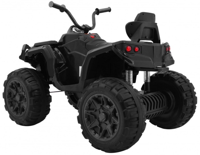 Quad ATV na akumulator dla dzieci Czarny + Koła EVA + Radio MP3 + LED + Wolny Start-9 7655 