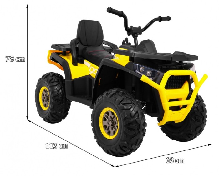 Pojazd Quad ATV Desert Żółty-2 7661 