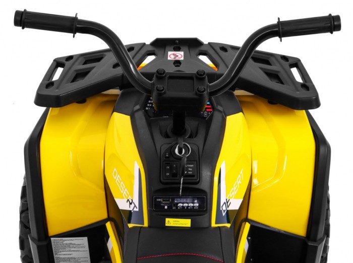 Pojazd Quad ATV Desert Żółty-9 7661 