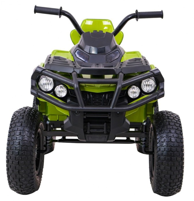 Quad ATV Air na akumulator dla dzieci Zielony + Koła pompowane + Radio MP3 + Wolny Start-3 7666 