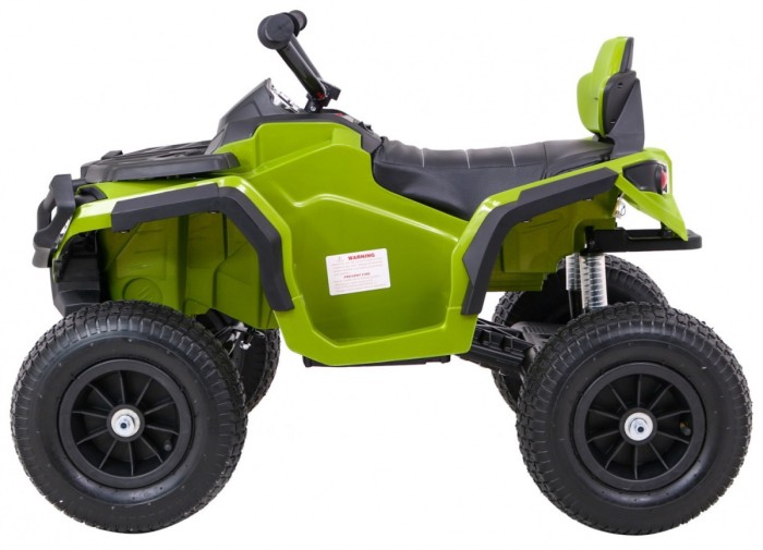 Quad ATV Air na akumulator dla dzieci Zielony + Koła pompowane + Radio MP3 + Wolny Start-4 7666 