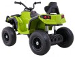 Quad ATV Air na akumulator dla dzieci Zielony + Koła pompowane + Radio MP3 + Wolny Start-5 7666 