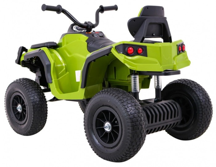 Quad ATV Air na akumulator dla dzieci Zielony + Koła pompowane + Radio MP3 + Wolny Start-5 7666 