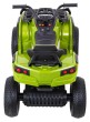 Quad ATV Air na akumulator dla dzieci Zielony + Koła pompowane + Radio MP3 + Wolny Start-6 7666 