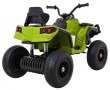 Quad ATV Air na akumulator dla dzieci Zielony + Koła pompowane + Radio MP3 + Wolny Start-7 7666 