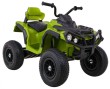 Quad ATV Air na akumulator dla dzieci Zielony + Koła pompowane + Radio MP3 + Wolny Start-8 7666 