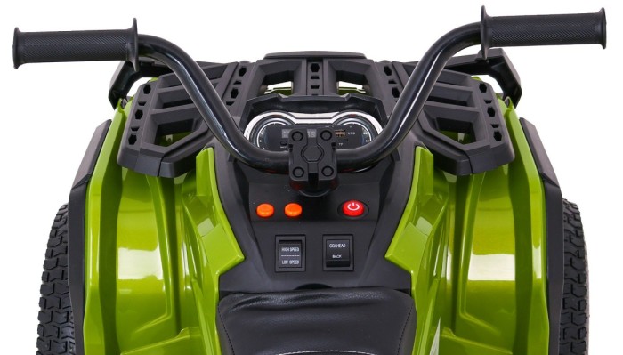 Quad ATV Air na akumulator dla dzieci Zielony + Koła pompowane + Radio MP3 + Wolny Start-9 7666 