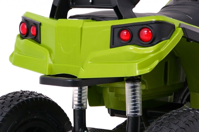 Quad ATV Air na akumulator dla dzieci Zielony + Koła pompowane + Radio MP3 + Wolny Start-10 7666 