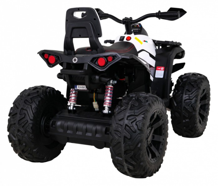 Pojazd Quad ATV Power Biały-7 7667 
