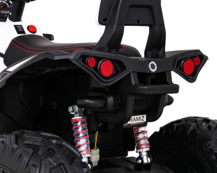 Pojazd Quad ATV Power Biały-10 7667 
