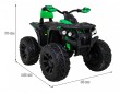 Pojazd Quad ATV Power Zielony-2 7669 