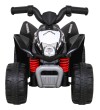 Quad Honda 250X TRX na akumulator Czarny + Klakson + LED + Ekoskóra-3 7672 