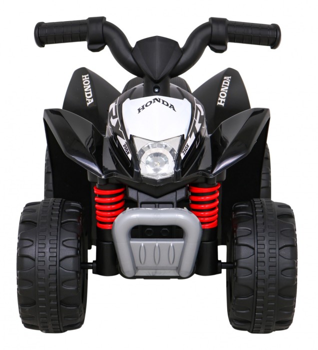 Quad Honda 250X TRX na akumulator Czarny + Klakson + LED + Ekoskóra-3 7672 