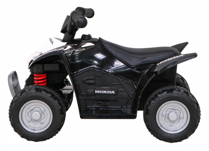 Quad Honda 250X TRX na akumulator Czarny + Klakson + LED + Ekoskóra-4 7672 