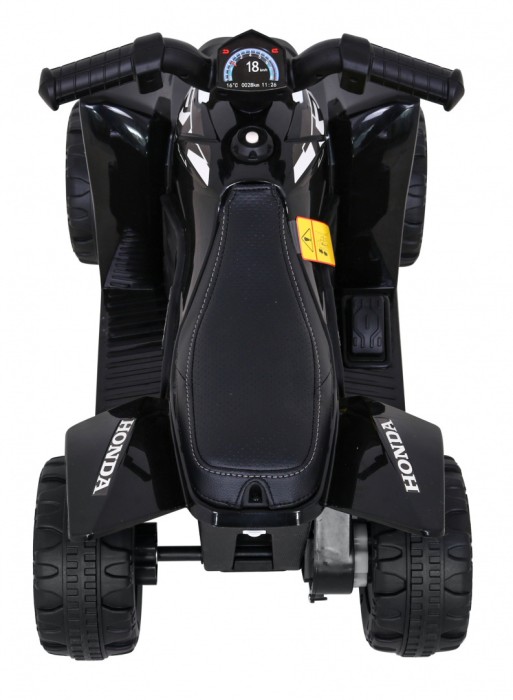 Quad Honda 250X TRX na akumulator Czarny + Klakson + LED + Ekoskóra-6 7672 