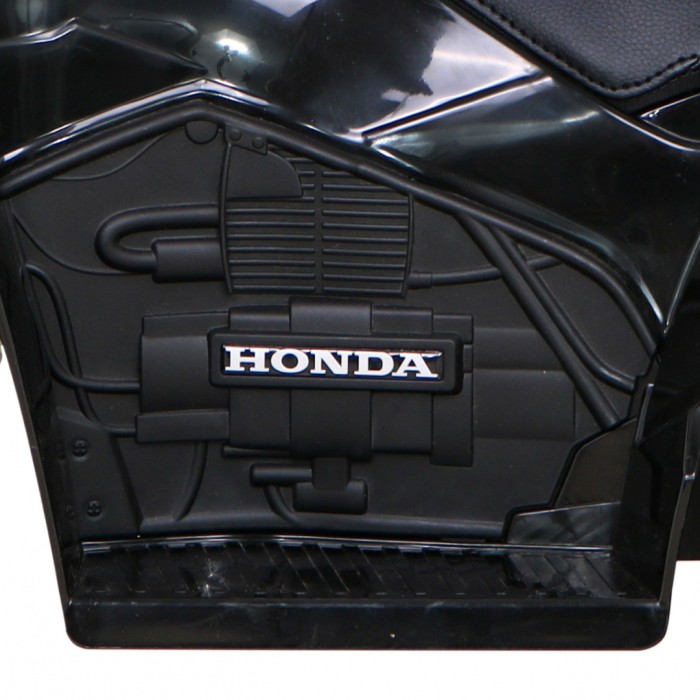 Quad Honda 250X TRX na akumulator Czarny + Klakson + LED + Ekoskóra-7 7672 