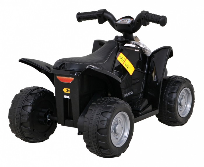 Quad Honda 250X TRX na akumulator Czarny + Klakson + LED + Ekoskóra-9 7672 