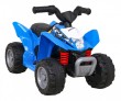 Quad Honda 250X TRX na akumulator Niebieski + Klakson + LED + Ekoskóra-9 7673 