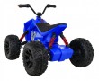 Quad Lucky Seven na akumulator Niebieski + Koła EVA + Wolny Start + LED + MP3 USB-5 7676 