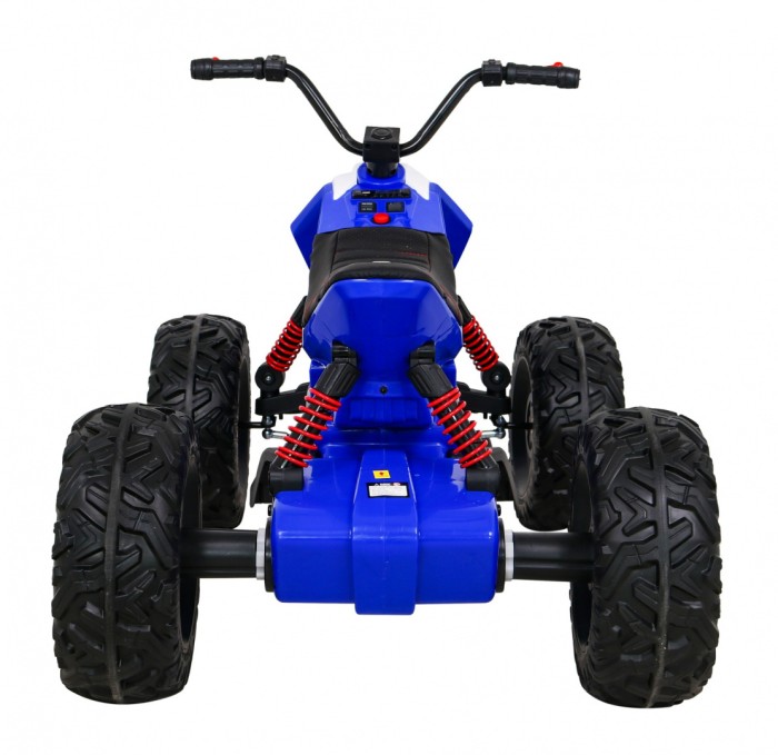 Quad Lucky Seven na akumulator Niebieski + Koła EVA + Wolny Start + LED + MP3 USB-6 7676 