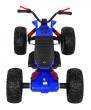 Quad Lucky Seven na akumulator Niebieski + Koła EVA + Wolny Start + LED + MP3 USB-7 7676 