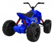 Quad Lucky Seven na akumulator Niebieski + Koła EVA + Wolny Start + LED + MP3 USB-8 7676 